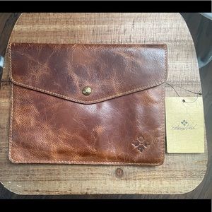Patricia Nash Leather clutch